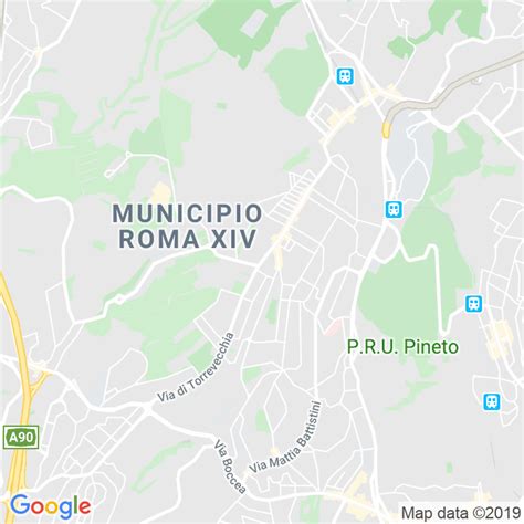 Mappa di Via di Torrevecchia a Roma